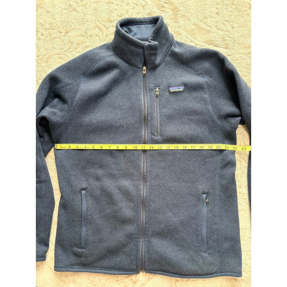 Patagonia Men's Large Navy Better Sweater Fleece Full Zip Jacket - Picture 6 of 9
